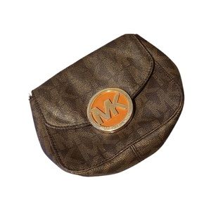 Michael Michael Kors Logo Crossbody Bag with Gold Hardware